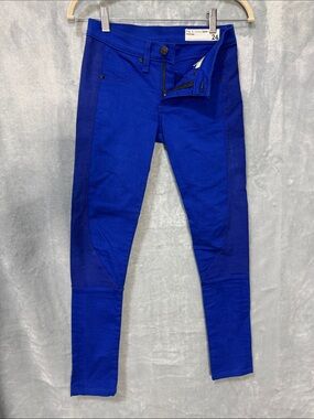 rag & bone Men's Skinny Jeans in Bright Blue